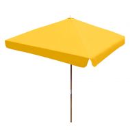Ombrelone 160x160 Com Abas Solasol Quadrado - Amarelo