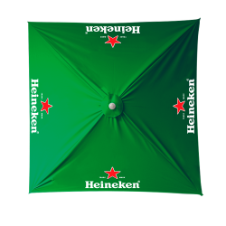 Ombrelone 2x2 Quadrado - Personalizado - Heineken