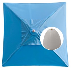 Ombrelone 160x160 Solasol Quadrado - Azul Bebê