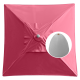Ombrelone 160x160 Solasol Quadrado - Rosa Pink