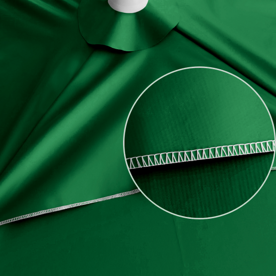 Ombrelone 160x160 Solasol Quadrado - Verde Bandeira