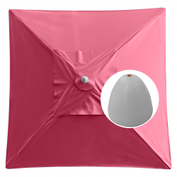Ombrelone 160x160 Com Abas Solasol Quadrado - Rosa Pink