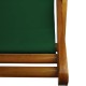 Cadeira Espreguiçadeira de Madeira - Veneza Verde Bandeira